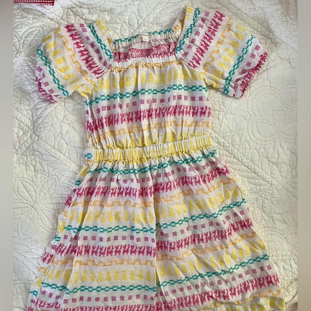 Crewcuts 100% cotton dress size 16 colorful pattern comfortable cool festival